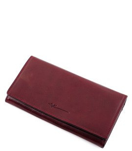 PORTFEL DRAGON DAMSKI SKÓRZANY BORDOWY NA PREZENT