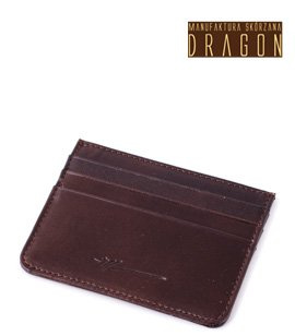 ETUI DOKUMENTY KARTY SKÓRZANE DRAGON 